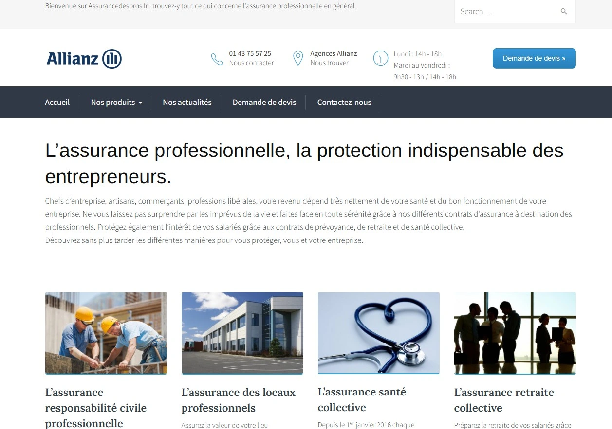Assurancedespros.fr